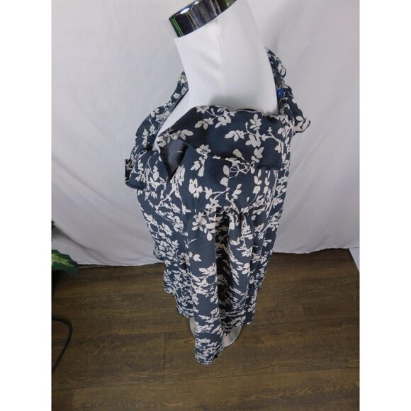 Old Navy Floral Peplum Blouse 2XL - Ruffle V-Neck - Excellent - Witchcore Earth - Picture 6 of 12